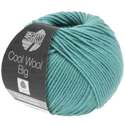 Lana Grossa Cool wool big 0984 zeegroen opruiming 