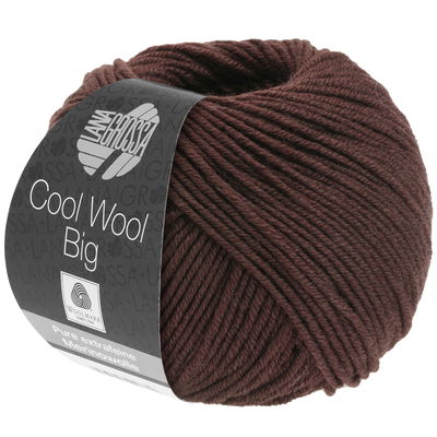 Lana Grossa Cool wool big 0987 chocolade bruin opruiming 