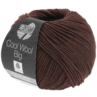 Lana Grossa Cool wool big 0987 chocolade bruin