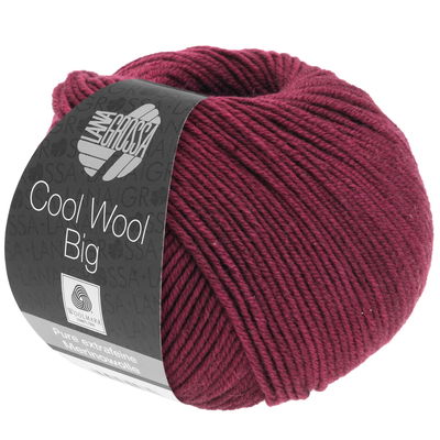 Lana Grossa Cool wool big 1000 wijn rood op=op uit collectie 