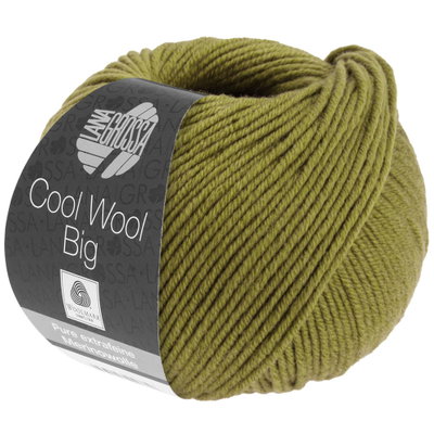 Lana Grossa Cool wool big 1006 oud groen