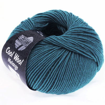 Lana Grossa Cool wool big melange 7310 petrol opruiming 