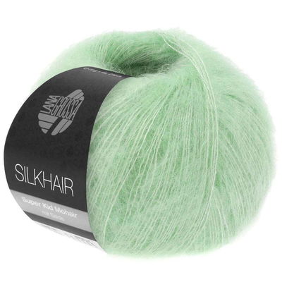 Lana Grossa Silkhair 179 mint groen opruiming 
