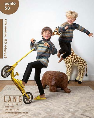 Lang Yarns Punto 53 Kids Merino 120 Dégrade