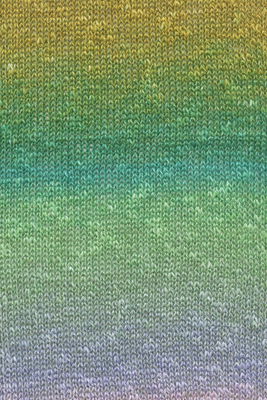 Lang Yarns Linello 1066.0117 groen, lichtblauw, oker