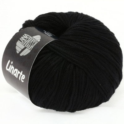 Lana Grossa Linarte 018 zwart op=op uit collectie 