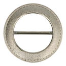 Gesp 9 cm plastic - oud silver