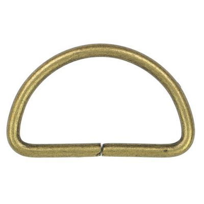 D-Ring 40 mm mat goud
