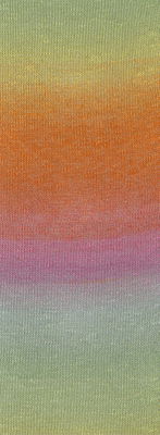 Lana Grossa Mare 13410001 oranje groen geel opruiming 