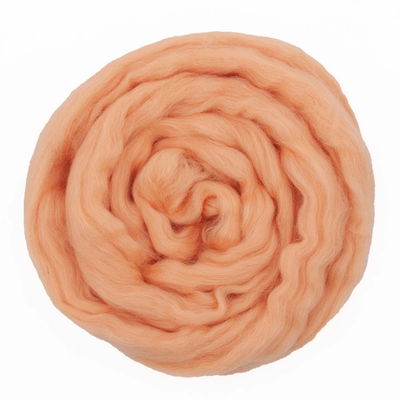 Merino lontwol 708 EU Peach 50 gram 