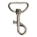 musketonhaak 25 mm - silver