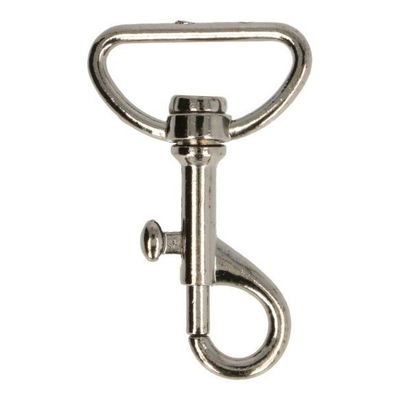 musketonhaak 25 mm - silver