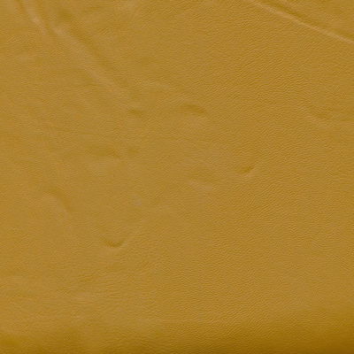 Leer imitatie kerrie geel per 50 cm op=op 