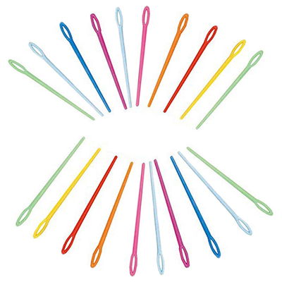 Naald 10 mm oog plastic - 7 cm