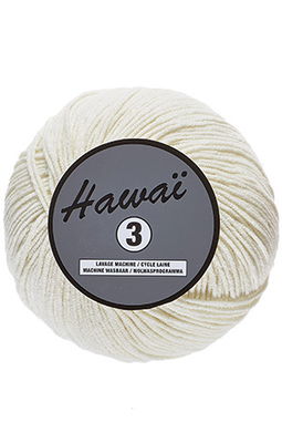 Lammy Yarns - Hawai 3 016 creme op=op uit collectie 