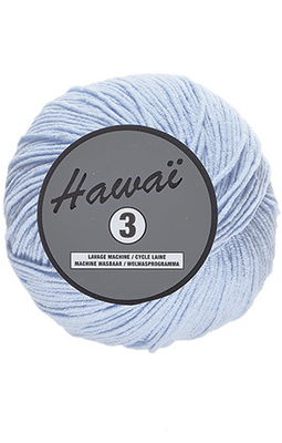 Lammy Yarns - Hawai 3 011 baby blauw op=op uit collectie 