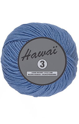 Lammy Yarns - Hawai 3 022 denim blauw op=op uit collectie 