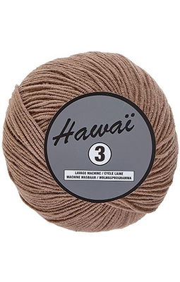 Lammy Yarns - Hawai 3 792 licht bruin op=op uit collectie 