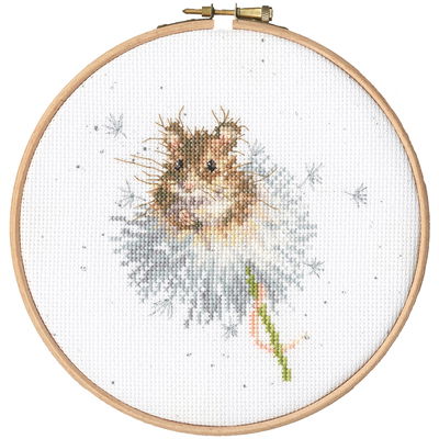 Borduurpakket dieren met 17,8 cm ring - Hannah Dale Little Dandelion Clock