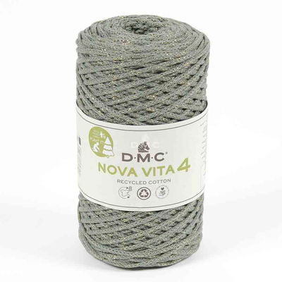 DMC Nova Vita 4 metallic effects 128 oud licht groen