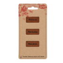 Applicatie skai-leren label assortiment (3 stuks)
