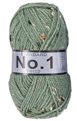 Lammy Yarns No 1 Tweed 665 alsem groen op=op uit collectie 