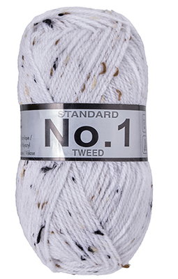 Lammy Yarns No 1 Tweed 600 wit op=op uit collectie 