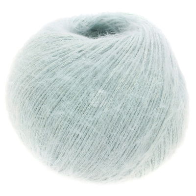Lana Grossa Per fortuna gots 18 ijsblauw opruiming 