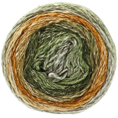Lana Grossa Gomitolo collina 1017 groen oker noga op=op 