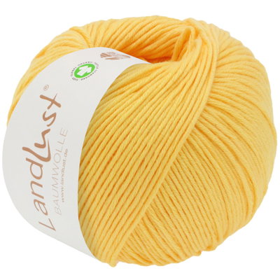 Lana Grossa Landlust baumwolle gots 05 geel op=op uit collectie 