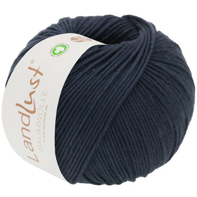 Lana Grossa Landlust baumwolle gots 13 nachtblauw