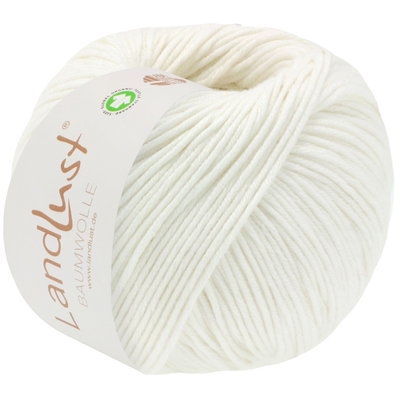 Lana Grossa Landlust baumwolle gots 04 wit