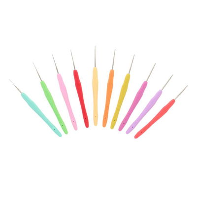 Haaknaald set met grip nr 0,50 t/m 2,75 10 stuks 