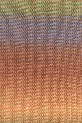Lang Yarns Lovis 1119.0008 Orange/Green/Blue op=op uit collectie 