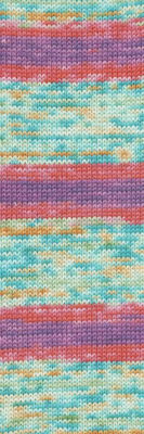 Lang Yarns Wooladdicts Move 4ply 1126.0004 Purple/Pink/Turquoise