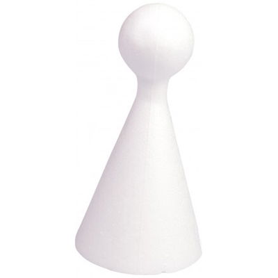 Styropor - piepschuim pion 15 cm 5 stuks 