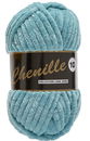 Lammy Yarns Chenille 10 - 457 aqua blauw (op=op uit collectie)