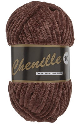 Lammy Yarns Chenille 10 - 110 bruin op=op 