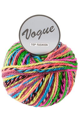 Lammy Yarns - Vogue 411 neon gemeleerd