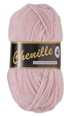 Lammy Yarns - Chenille 4 710 licht roze