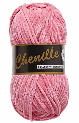 Lammy Yarns - Chenille 4 730 roze 40 gram 