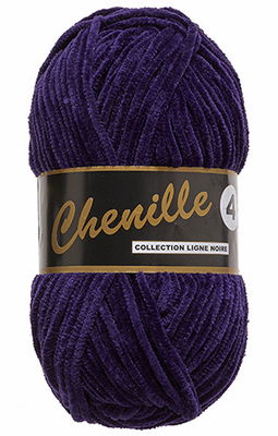 Lammy Yarns - Chenille 4 064 donker paars