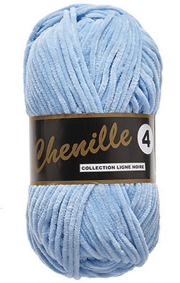 Lammy Yarns - Chenille 4 040 baby blauw