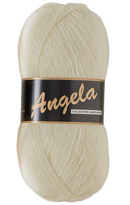 Lammy Yarns Angela lurex 916 creme op=op uit collectie 