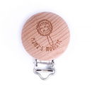 Clip voor speen hout - Mama's mooiste (1 stuk)