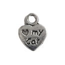 Bedeltje hartje - I love my cat 