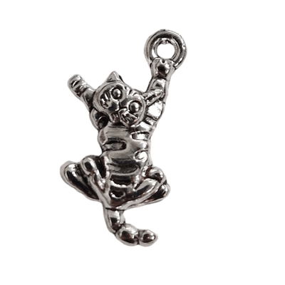 Bedeltje klimmende kat