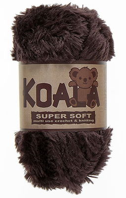 Lammy Yarns - Koala 114 donker bruin/rood