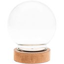 Plastic stolp bol hoogte 13 cm, doorsnee 15 cm 0895.01.03 (opening 7 cm)