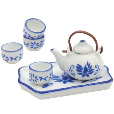 Miniatuur theeservies 6-delig - 500395